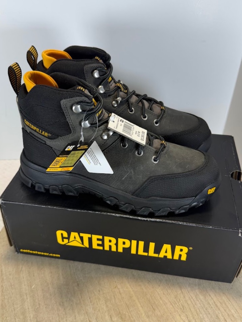 CAT Threshold Rebound Hiker WP ST Steel Toe Work Boots Men’s 8.5 M P91778 NIB